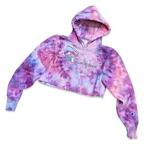 Champion Cropped Hoodie - Candyland collaboration